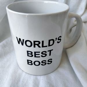 World's best boss mug